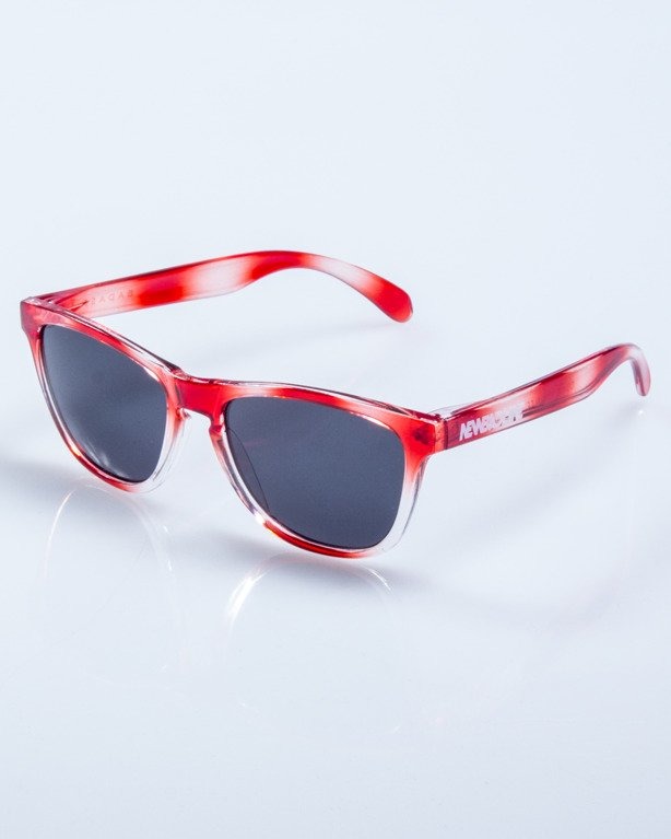 OKULARY CRYSTAL CLEAR WHITE-RED BLACK 592